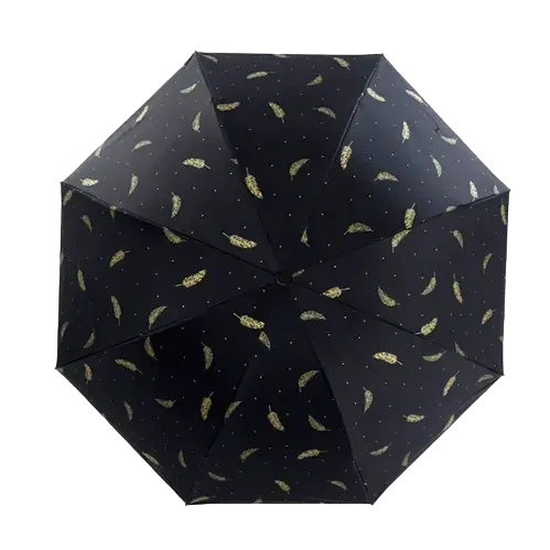 Mini skládací deštník - peří